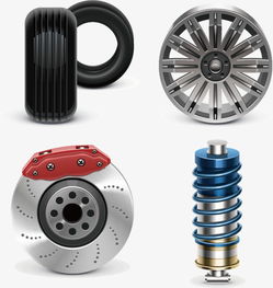 免费下载！高清汽车配件矢量图与PSD素材，尽在千库网